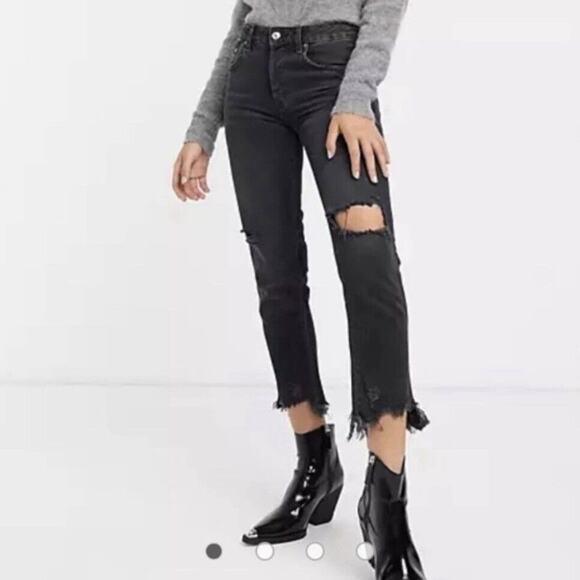 We The Free Good Times crop rigid relaxed jean Size 27 - Picture 2 of 10